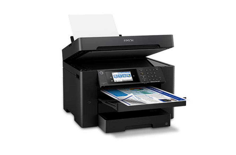 изображение МФУ Epson Workforce WF-7840DTWF с СНПЧ и светостойкими чернилами 100мл - изображение 3