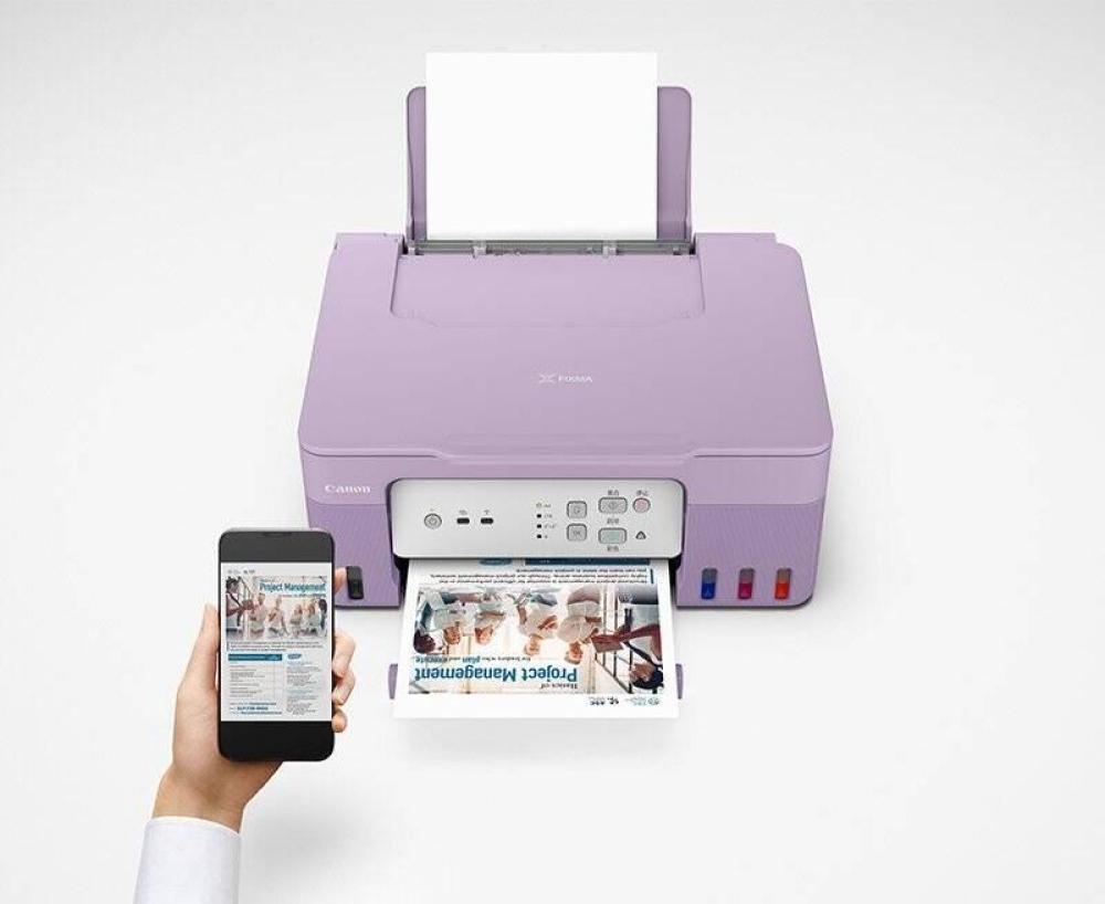 изображение МФУ Canon PIXMA G3430 с оригинальной СНПЧ и чернилами (Purple) - изображение 3