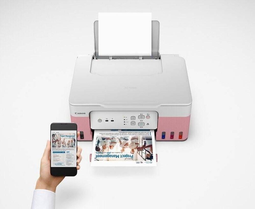 изображение МФУ Canon PIXMA G3430 с оригинальной СНПЧ и чернилами (Pink) - изображение 3