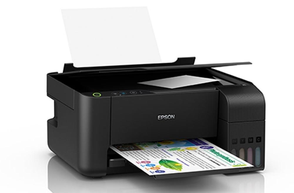 изображение МФУ Epson L3110 с оригинальной СНПЧ и пигментными чернилами 100мл - изображение 2