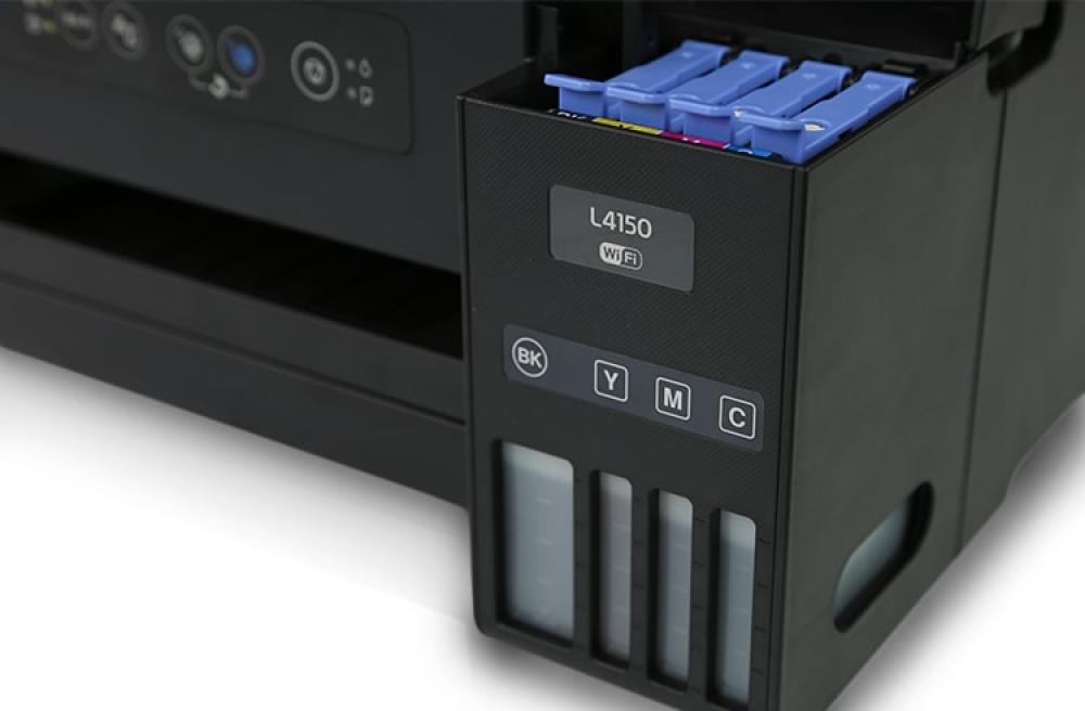 изображение МФУ Epson L4150 с оригинальной СНПЧ и пигментными чернилами 100мл - изображение 3