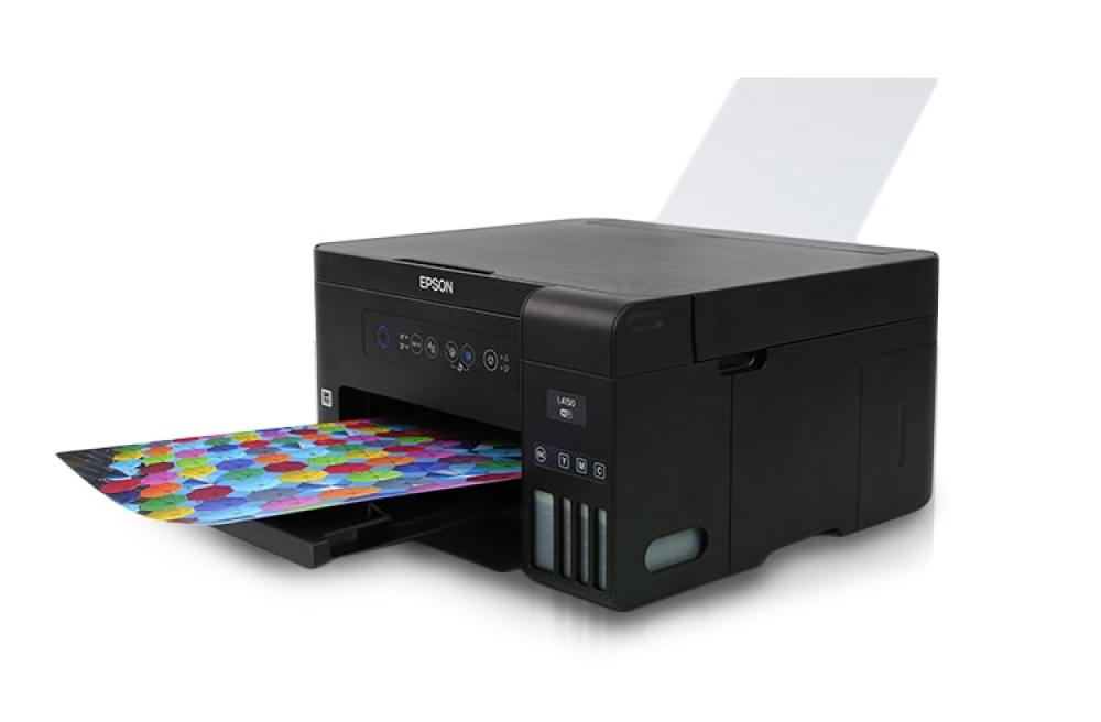 изображение МФУ Epson L4150 с оригинальной СНПЧ и пигментными чернилами 100мл - изображение 4