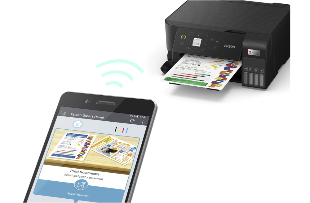 изображение МФУ Epson L3560 с оригинальной СНПЧ и чернилами - изображение 3