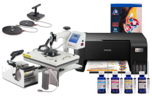 изображение Многофункциональный термопресс INKSYSTEM C-06-2938 6 в 1 и МФУ Epson L3210 с набором для сублимационной печати