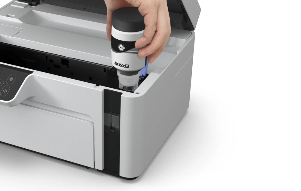 изображение МФУ Epson M2120 с оригинальной СНПЧ и чернилами - изображение 3