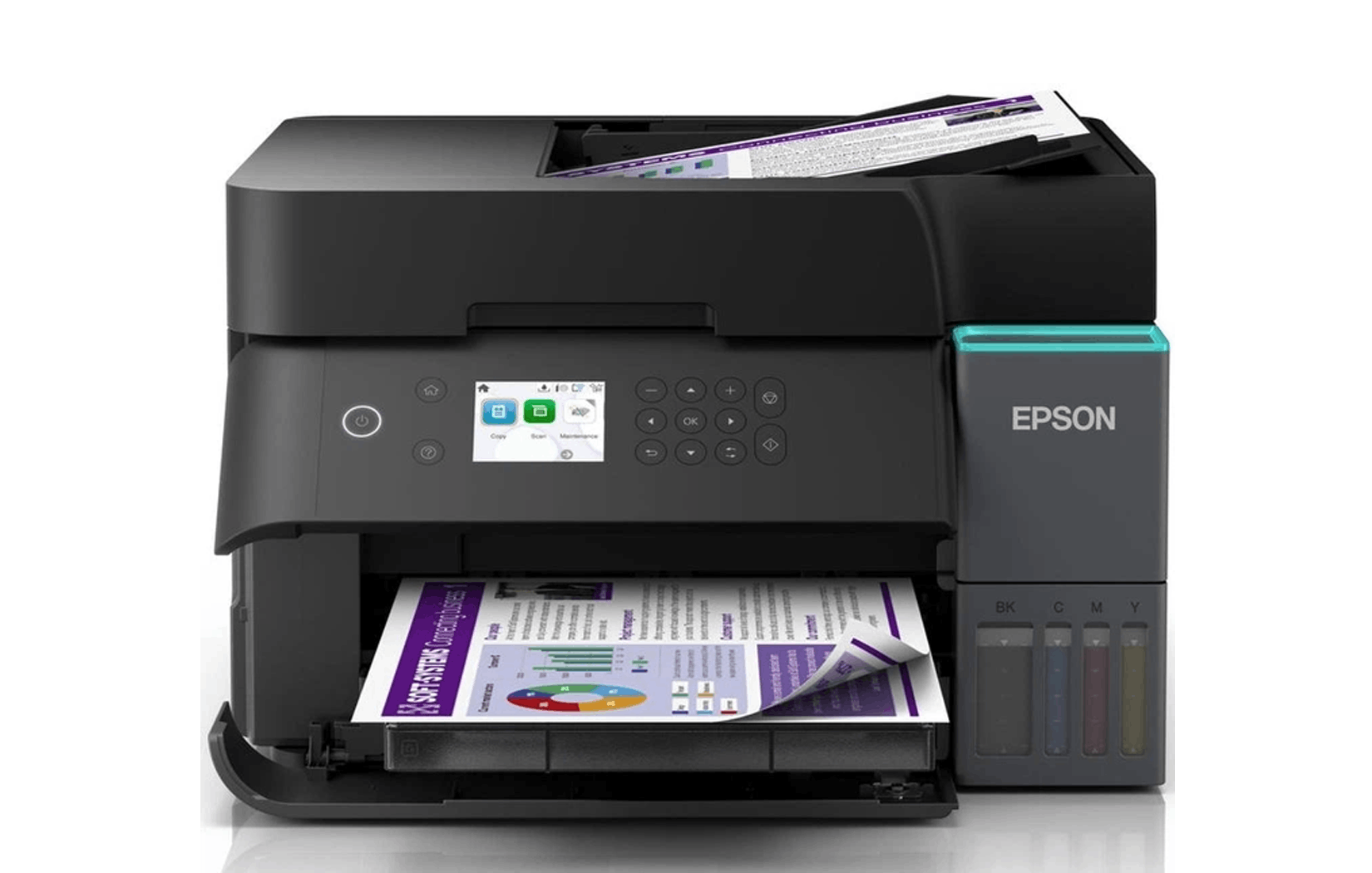 изображение МФУ Epson L6370 с оригинальной СНПЧ и чернилами