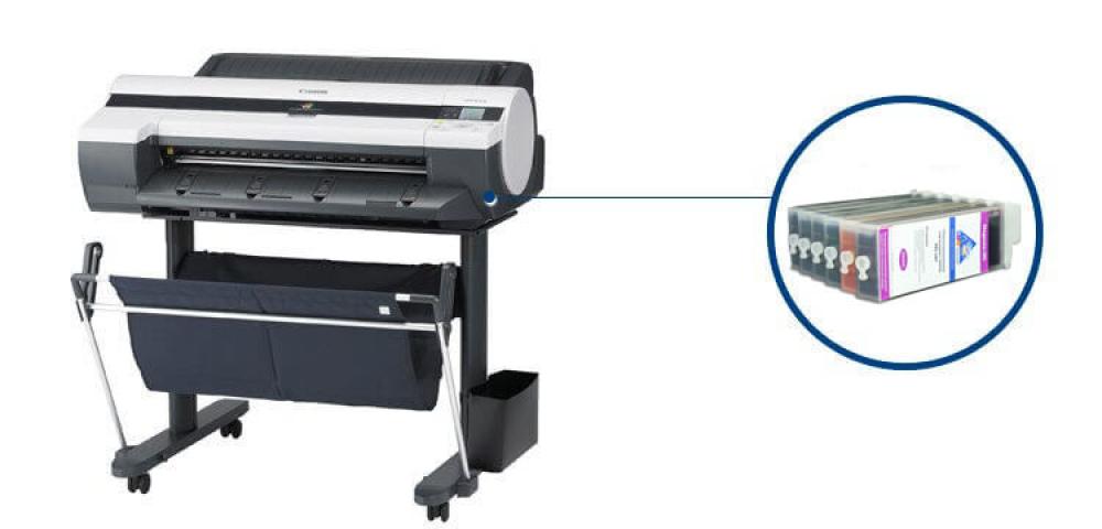 изображение Плоттер Canon image PROGRAF IPF605 с ПЗК и чернилами - изображение 1