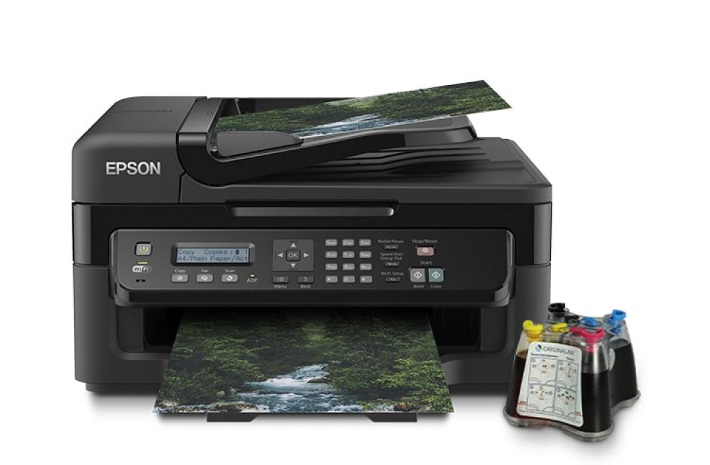 изображение МФУ Epson WorkForce WF-2540 с СНПЧ и чернилами - изображение 1