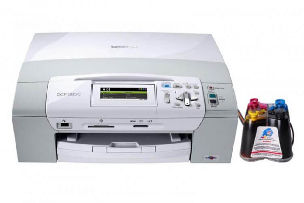 изображение МФУ Brother DCP-385CR с СНПЧ - изображение 1