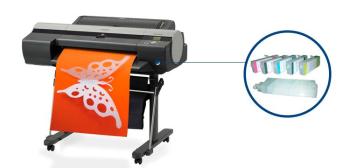 Плоттер Canon imagePROGRAF IPF6000S с ПЗК и чернилами