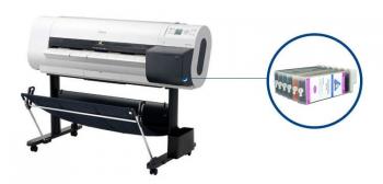 Плоттер Canon imagePROGRAF IPF700 с ПЗК и чернилами