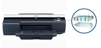 Плоттер Canon imagePROGRAF IPF5000 с ПЗК и чернилами