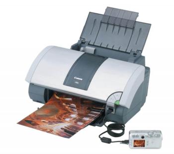 Принтер Canon i965 с ПЗК и чернилами