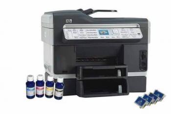 МФУ HP OfficeJet L7780 с ПЗК и чернилами
