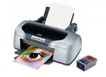 изображение Цветной принтер Epson Stylus Photo R800 с перезаправляемыми картриджами
