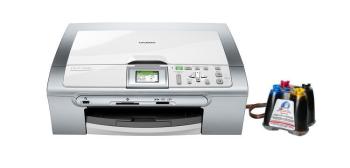 МФУ Brother DCP 350C с СНПЧ и чернилами
