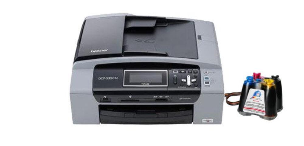изображение МФУ Brother DCP 535CN с СНПЧ - изображение 1