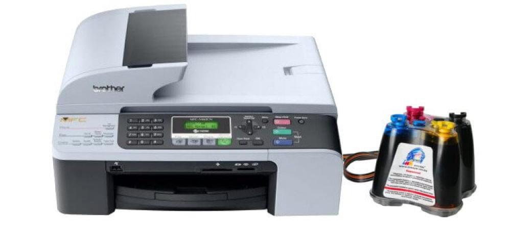 изображение МФУ Brother MFC 5460C с СНПЧ - изображение 1