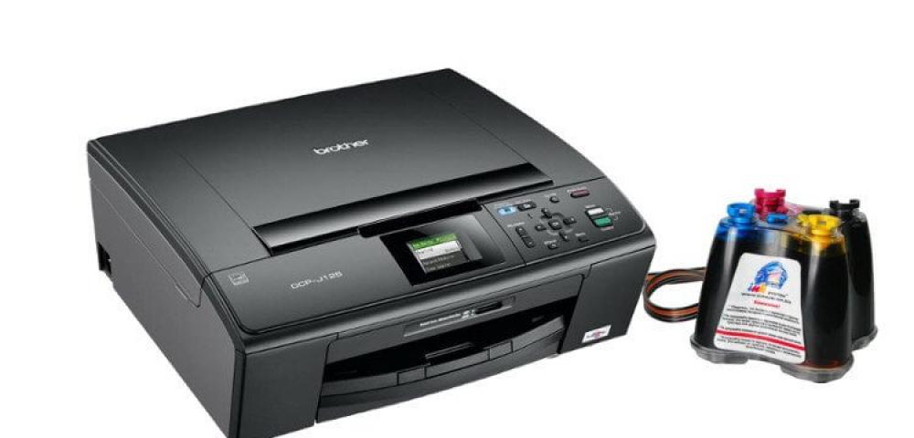 изображение МФУ Brother MFC J125 с СНПЧ - изображение 1
