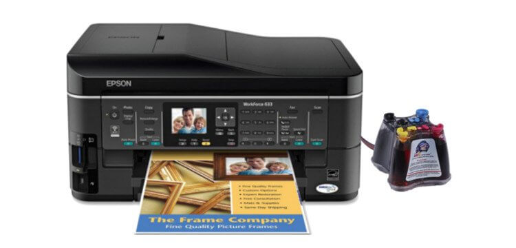 Фото Epson WorkForce 633 с СНПЧ