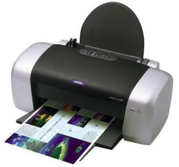 Принтер Epson Stylus C63 с СНПЧ и чернилами