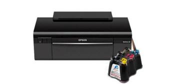 Принтер Epson Stylus Office T33 с СНПЧ и чернилами