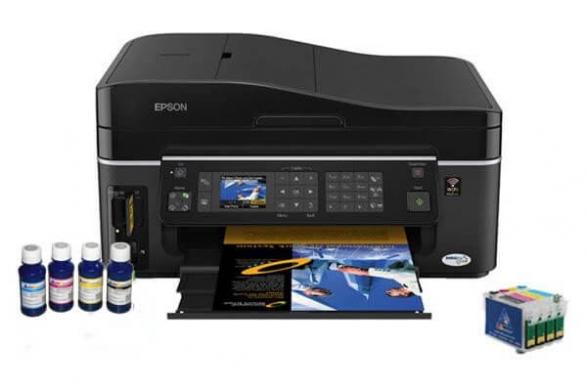 изображение МФУ Epson Stylus Office TX600FW с перезаправляемыми картриджами