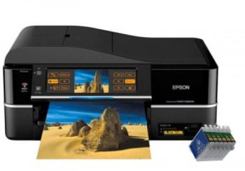 МФУ Epson Stylus Photo TX800FW с ПЗК и чернилами
