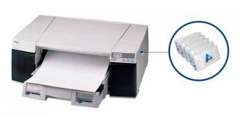 Плоттер Epson Stylus Pro 5000 с ПЗК и чернилами