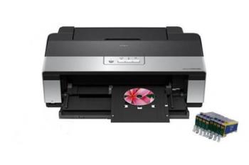 Цветной принтер Epson Stylus Photo R2880 с ПЗК и чернилами