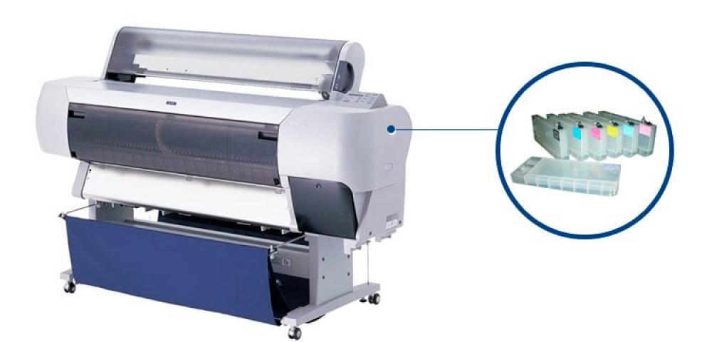 изображение Плоттер Epson Stylus Pro 10600 с ПЗК - изображение 1