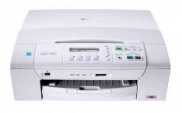 изображение МФУ Brother DCP 175C с ПЗК и чернилами