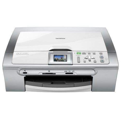 изображение МФУ Brother DCP 350CR с ПЗК и чернилами