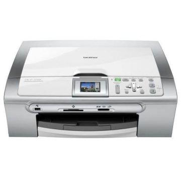 изображение МФУ Brother DCP 350CR с ПЗК и чернилами