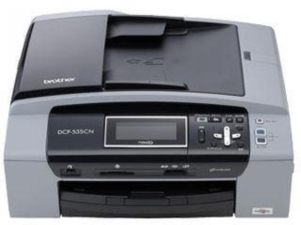 изображение МФУ Brother DCP 535CN с ПЗК и чернилами