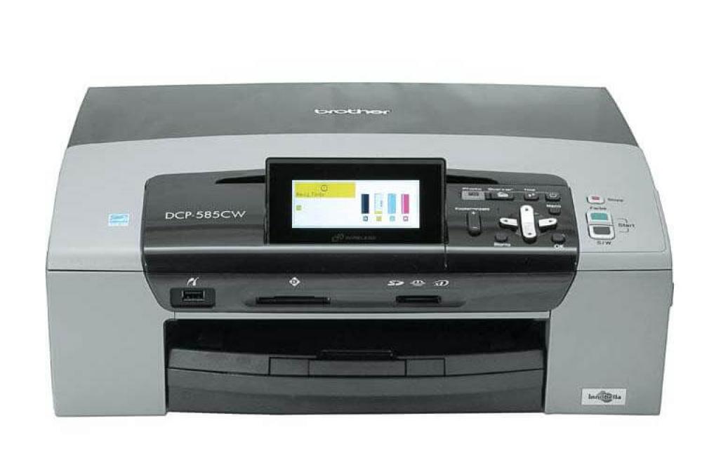 изображение МФУ Brother DCP 585CW с ПЗК и чернилами