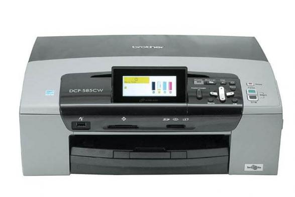 изображение МФУ Brother DCP 585CW с ПЗК и чернилами