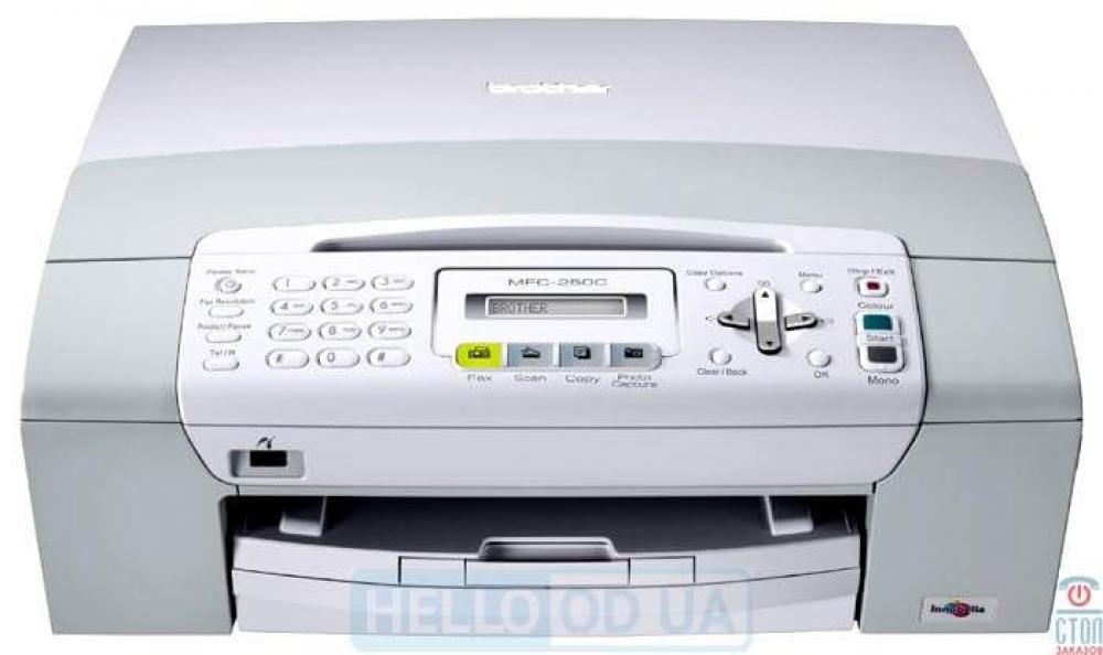 изображение МФУ Brother MFC 250CR с ПЗК и чернилами