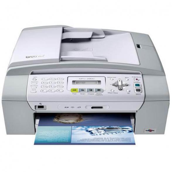 изображение МФУ Brother MFC 290CR с ПЗК и чернилами