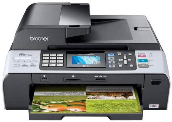 изображение МФУ Brother MFC 5890CN с ПЗК и чернилами
