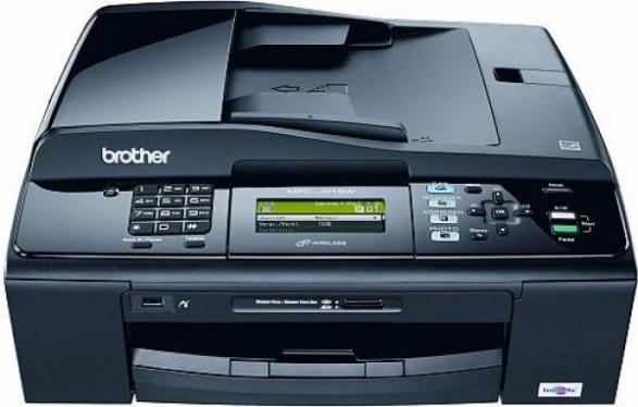 изображение МФУ Brother MFC 615C с ПЗК и чернилами
