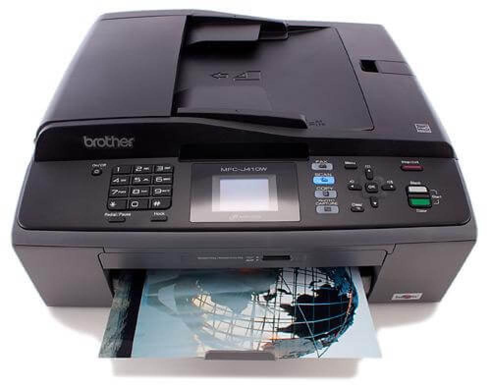 изображение МФУ Brother MFC J410W с ПЗК и чернилами - изображение 1