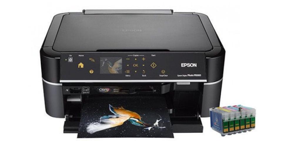 изображение МФУ Epson Stylus Photo PX660 с перезаправляемыми картриджами - изображение 1