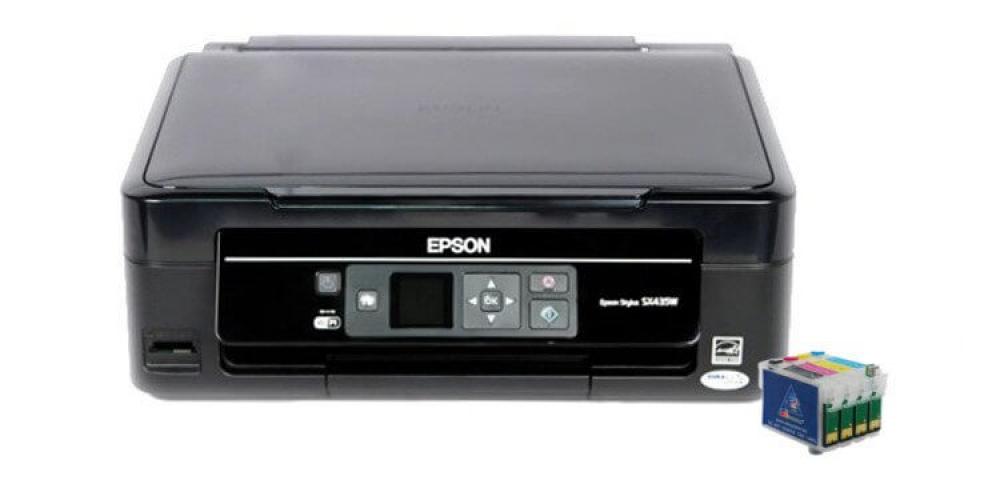 изображение МФУ Epson Stylus SX435W с перезаправляемыми картриджами - изображение 1