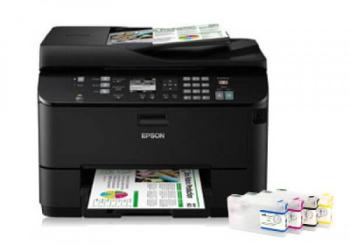 МФУ Epson WorkForce Pro WP-4535DWF с ПЗК и чернилами