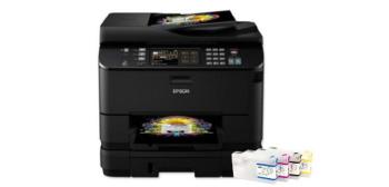 МФУ Epson WorkForce Pro WP-4545DTWF с ПЗК и чернилами