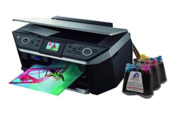 МФУ Epson Stylus Photo RX690 с СНПЧ и чернилами