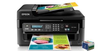 МФУ Epson Workforce WF-2520 с ПЗК и чернилами