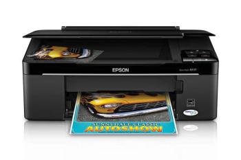 МФУ Epson Stylus NX127 с ПЗК и чернилами