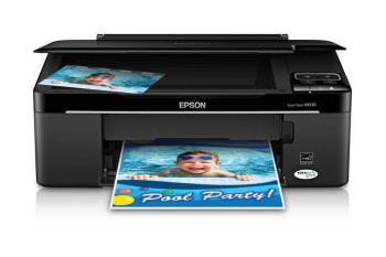 МФУ Epson Stylus NX130 с ПЗК и чернилами